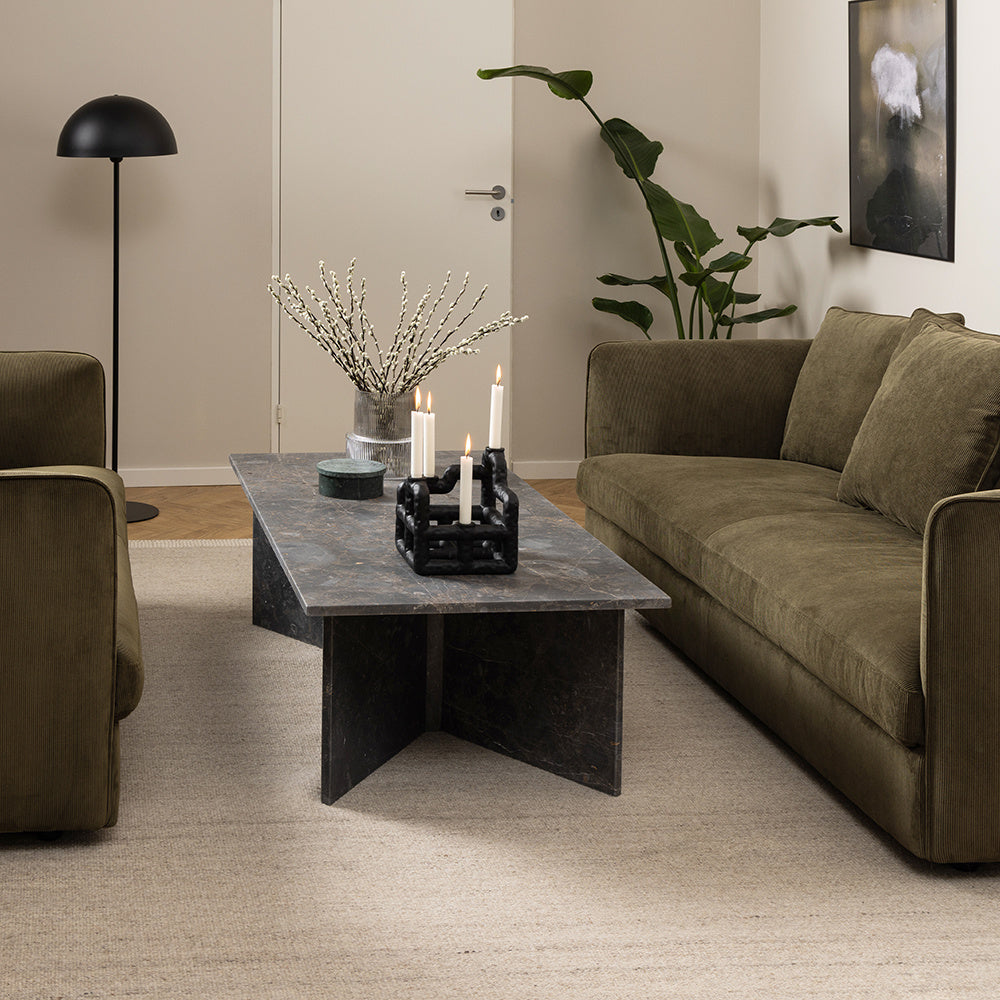 Vega Marble Coffee Table - Round, Square Or Rectangle in 3 Colour Variations House Of Avana