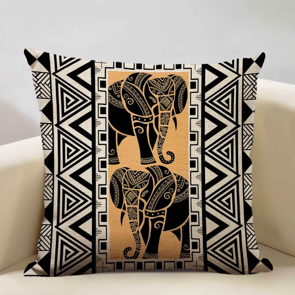 African Painting Printed Cushion Cover - House Of Avana