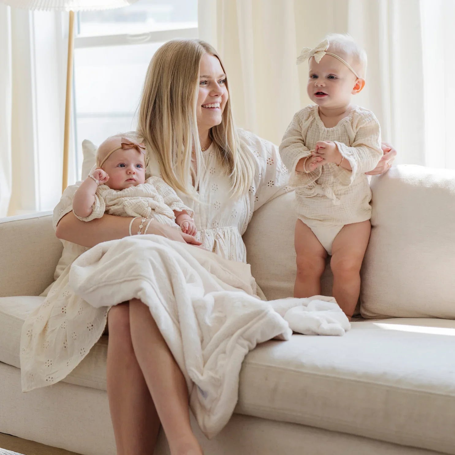 LUSH RECEIVING BLANKETS Saranoni