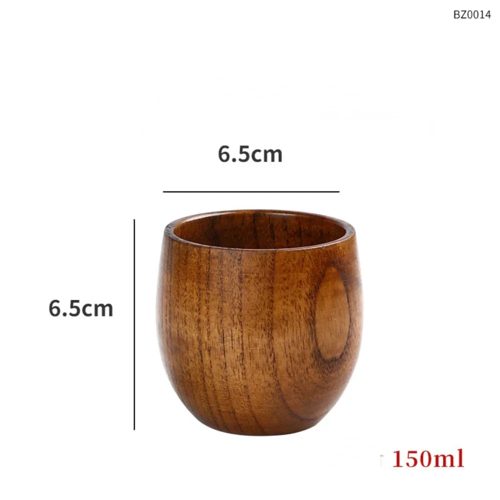 Vintage Wood Cups - House Of Avana