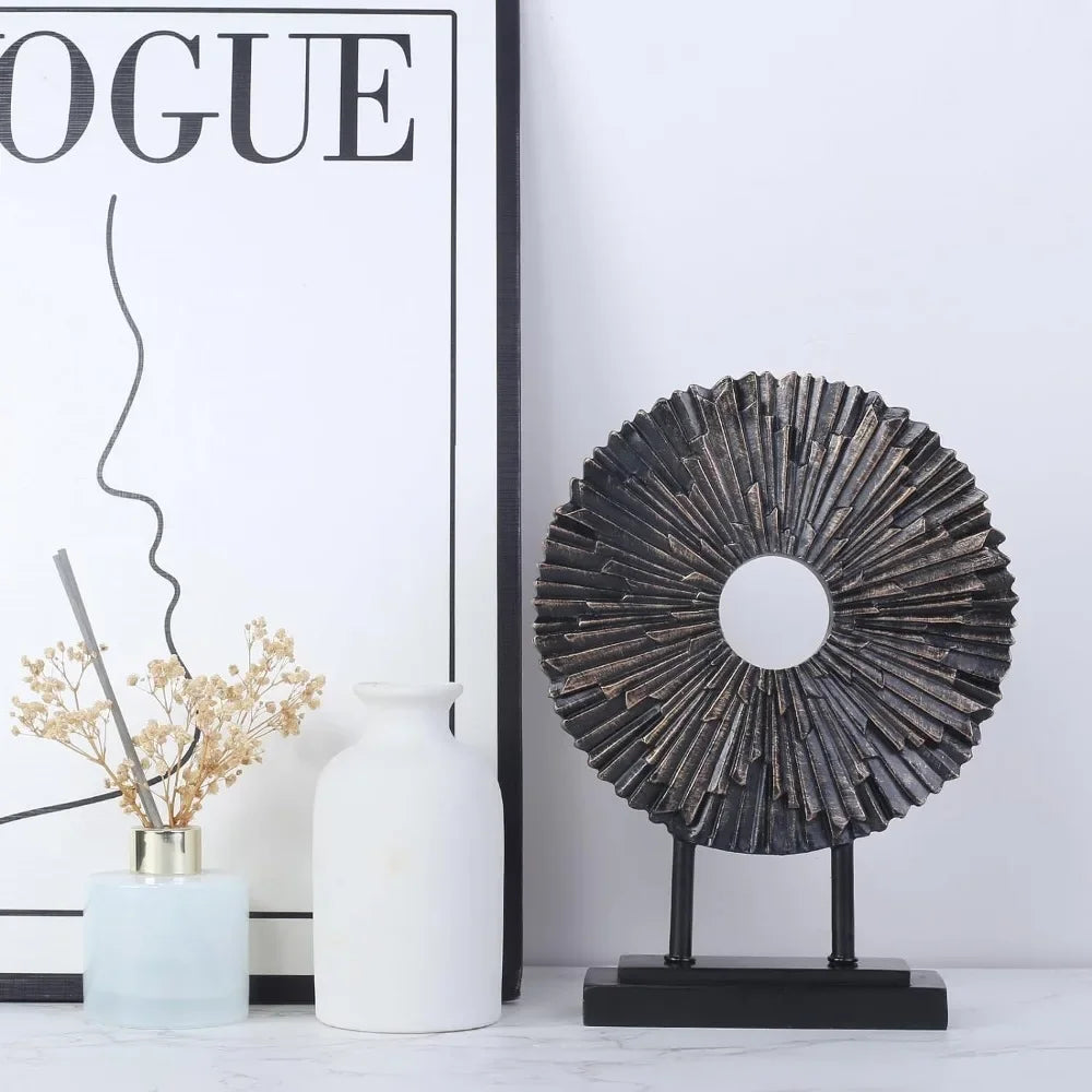 Modern Decorative Minimalist Round Figurine - House Of Avana
