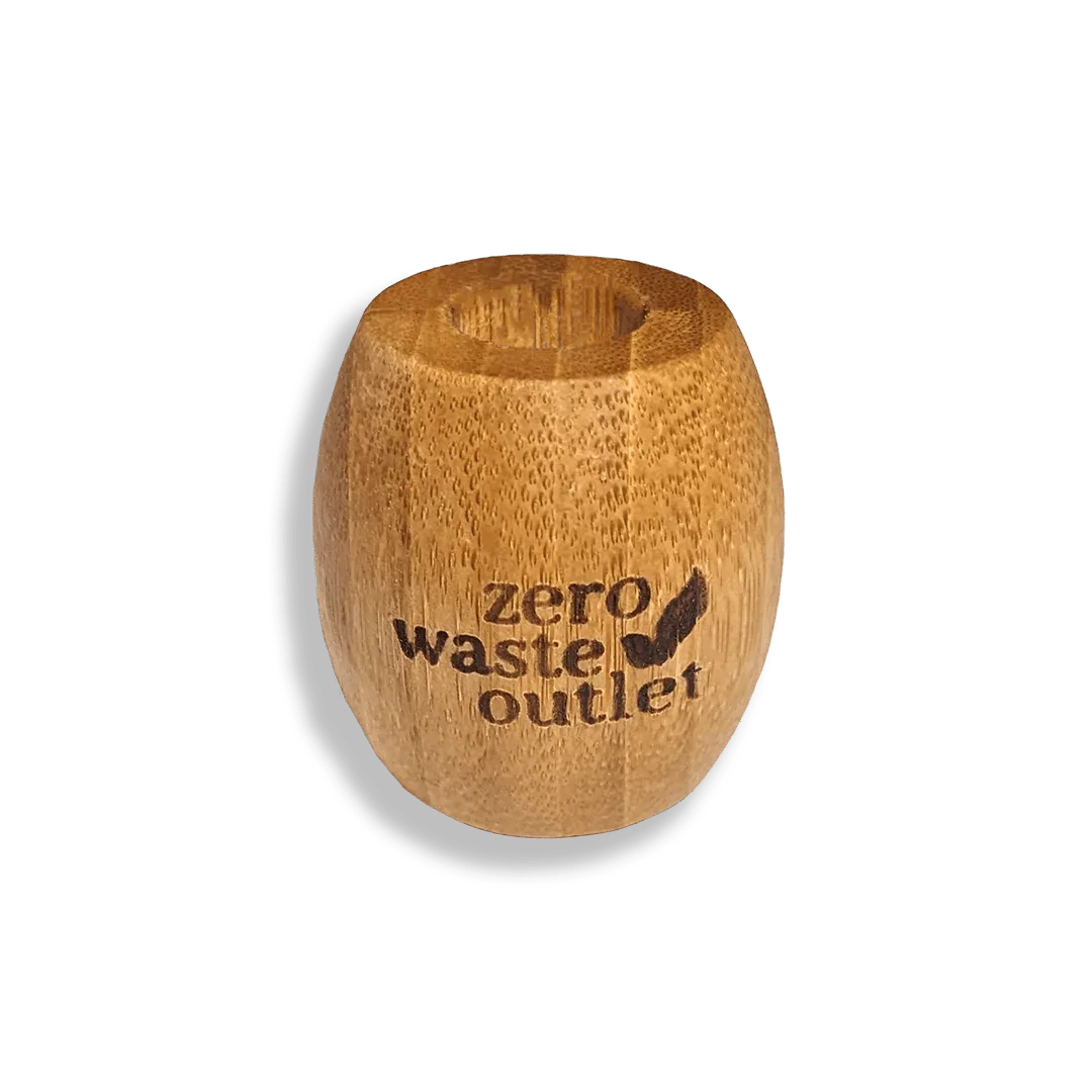 Bamboo Toothbrush Stand - single holder Zero Waste Outlet
