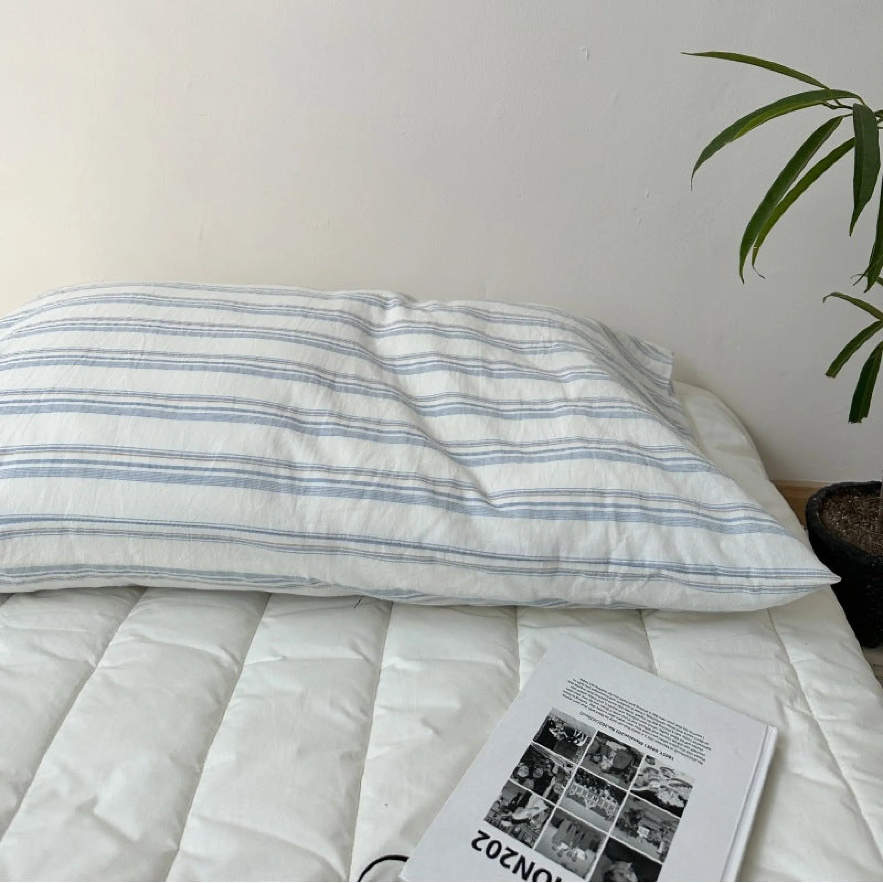 Breezy Stripe Washed Cotton Pillowcases Ever Lasting