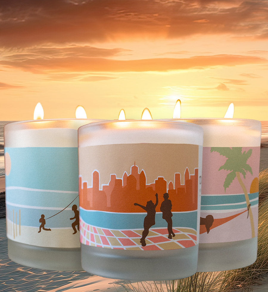 The East Coast Bundle Sandal Candle