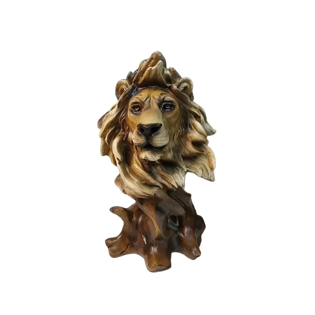 Majestic Lion Head Statue House Of Avana