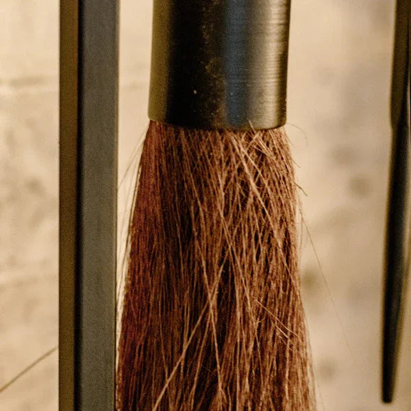 4 Piece Black Iron Fireplace Tool Set Decor Steals