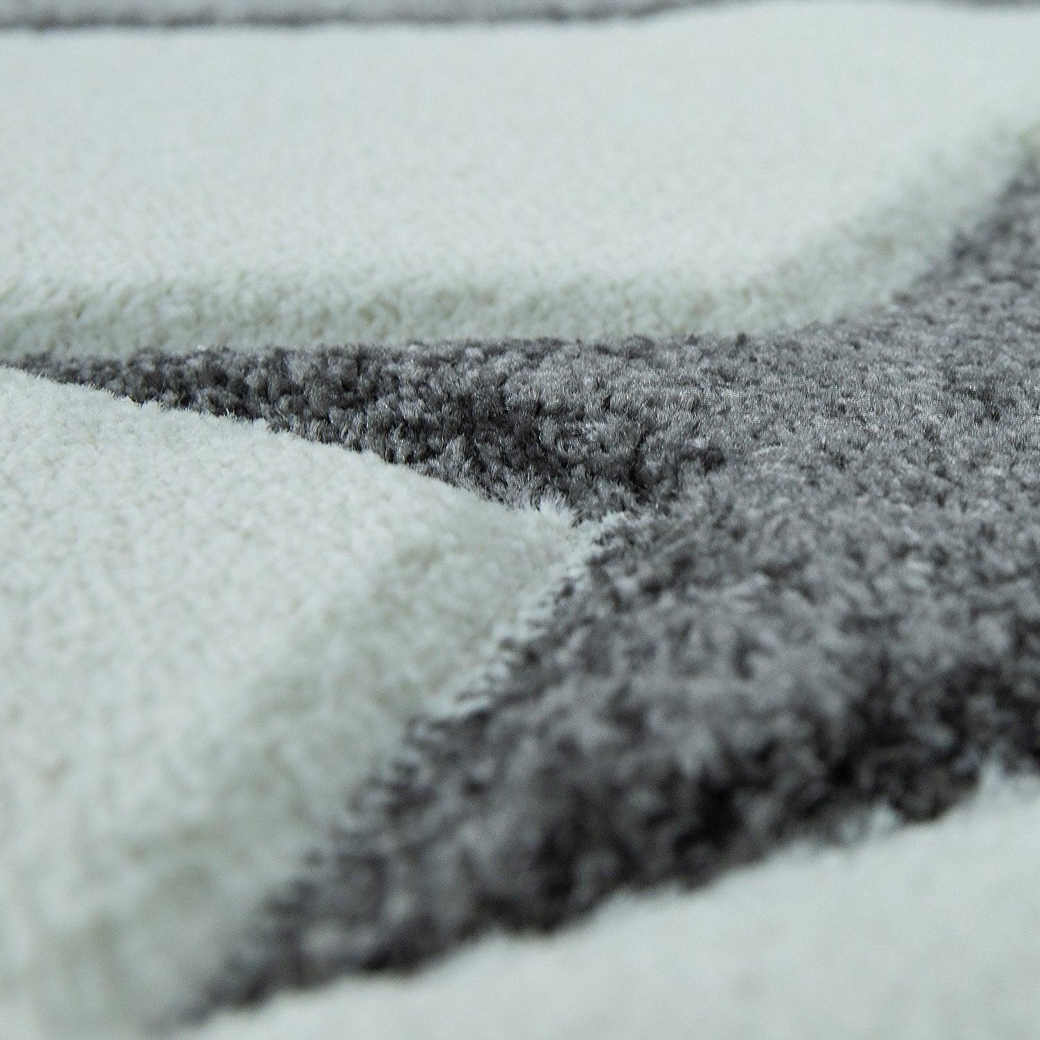 Kids Rug Dots Hearts Stars Checked White Blue Pastel RugYourHome