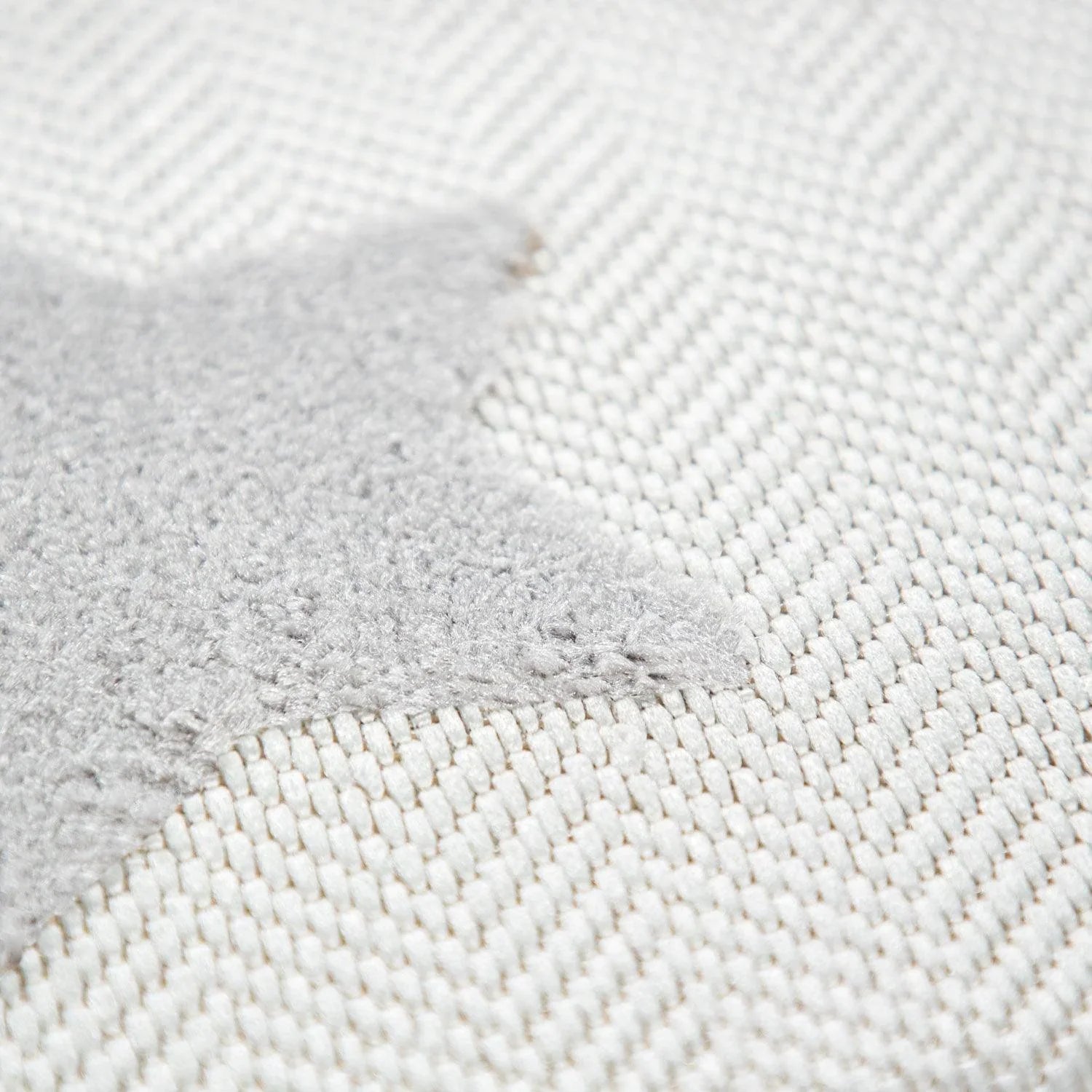 Stars Kids Rug Modern Low-Pile Play Mat Pastel Colored Stars in Cream RugYourHome