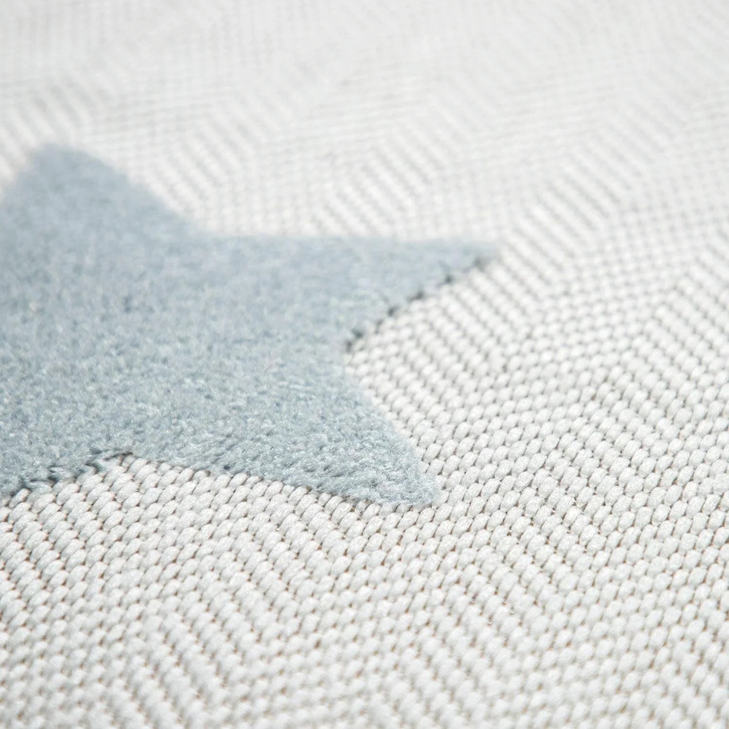Stars Kids Rug Modern Low-Pile Play Mat Pastel Colored Stars in Cream RugYourHome