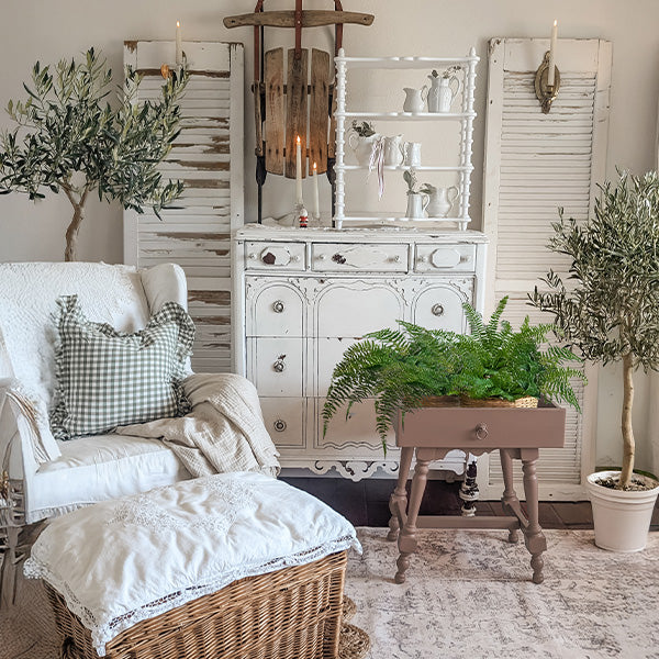 24 Inch White Spindle Wood Shelf Decor Steals
