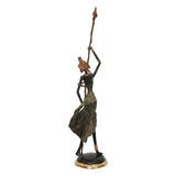 Unique Bronze Figurine of an African Woman - House of Avana