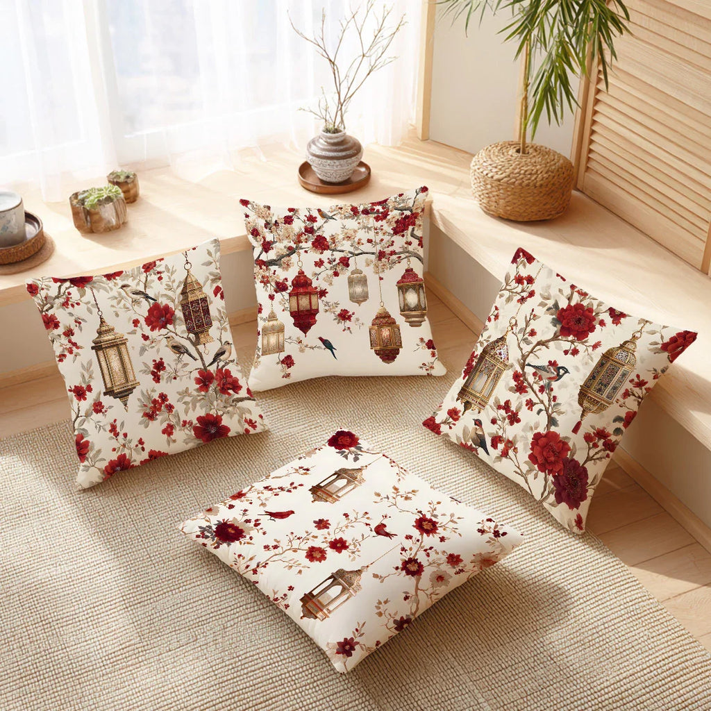 Pillowcases - Traditional Cotton Red 45cm
