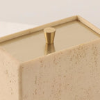 Resin Bathroom Containers with Lids Bathroom Organizer Storage Swabs Can Dental floss Can q-tip Storage Toothpick Holder Bathroom Canister Vanity Storage Jars Organizer for Swabs,Bath Salts Makeup Sponges Bath salt tank, Cani House Of Avana