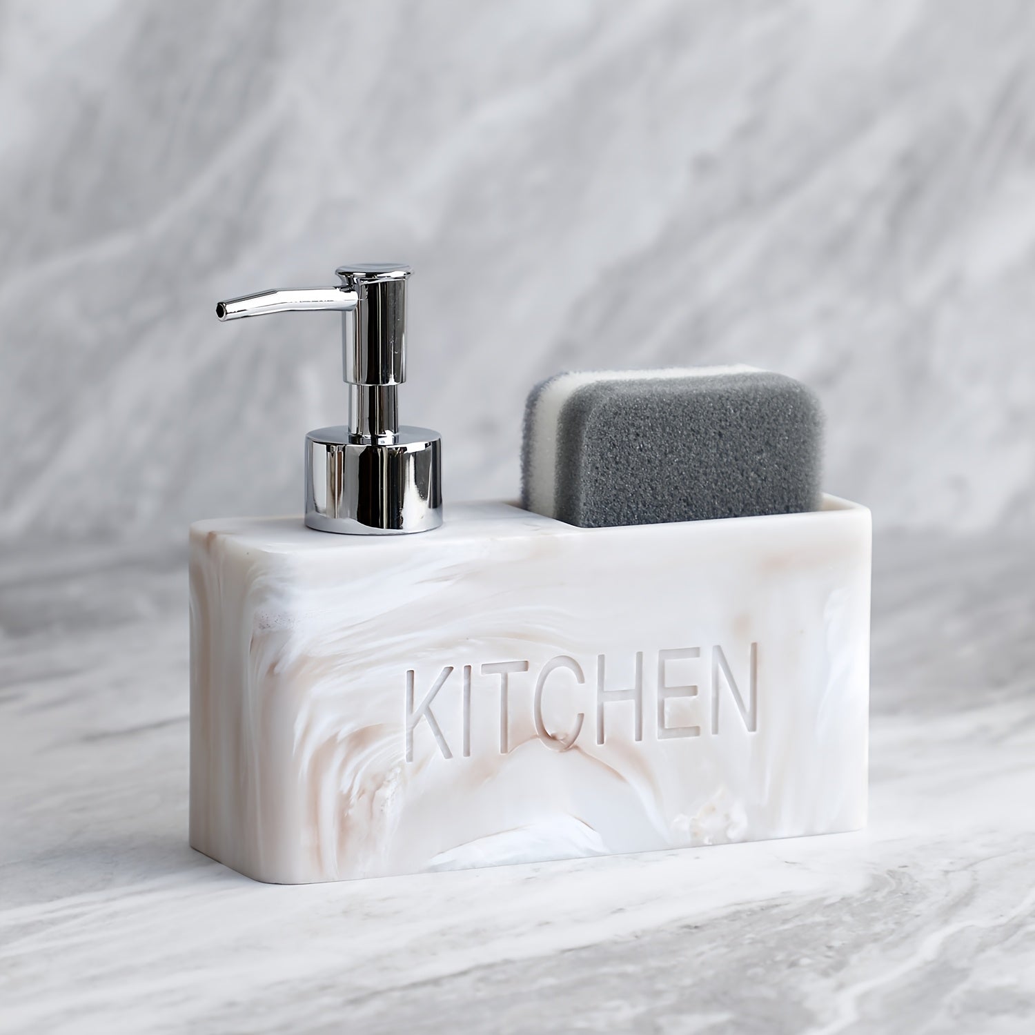 Soap Dispenser - Freestanding White Ceramic