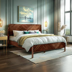 Bifrost Solid Wood Bed Frame With Headboard