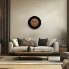14/16/18 Inch Vintage Wooden Silent Wall Clock - Elegant Battery-Operated Artistic Decor for Living Room, Bedroom, Office - AA Battery Required, Not Included House Of Avana