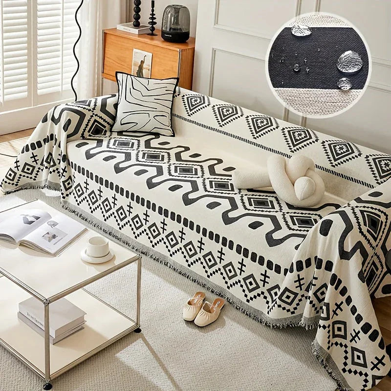 Premium Chaise Lounge Couch Cover – Waterproof & Extra Large Protection Cover Sofa Cover 180*300 topspet