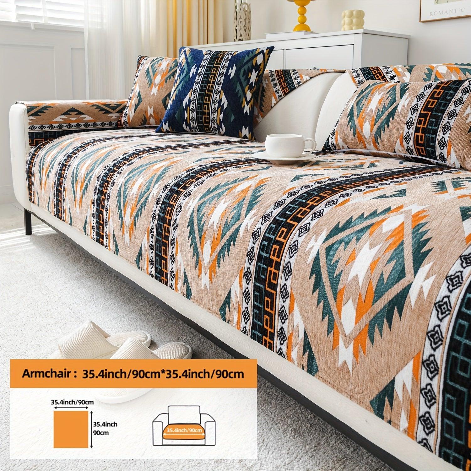 Linen Couch Slipcover | Boho Dog Proof Couch Slipcovers for All-Season topspet