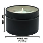 1pc FAMILY SHIP Long Burning Soy Candle - Elegant Black Metal Jar, Natural Soy Wax Candle with Rose, Vanilla, Lavender, Coconut, Bluebell Scents - 8-12 Hour Burn Time for Home Decor, Wedding, Christmas, Birthday Gifts - Candl House Of Avana