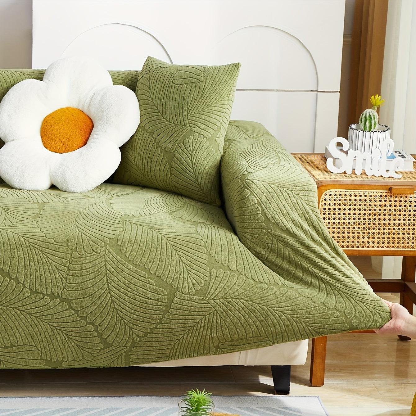 Premium Stretch Gray Couch Cover | Durable, Non-Slip & Versatile topspet