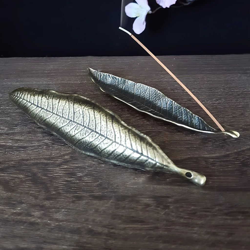 Incense Holder - Japanese Tree Leaf Design