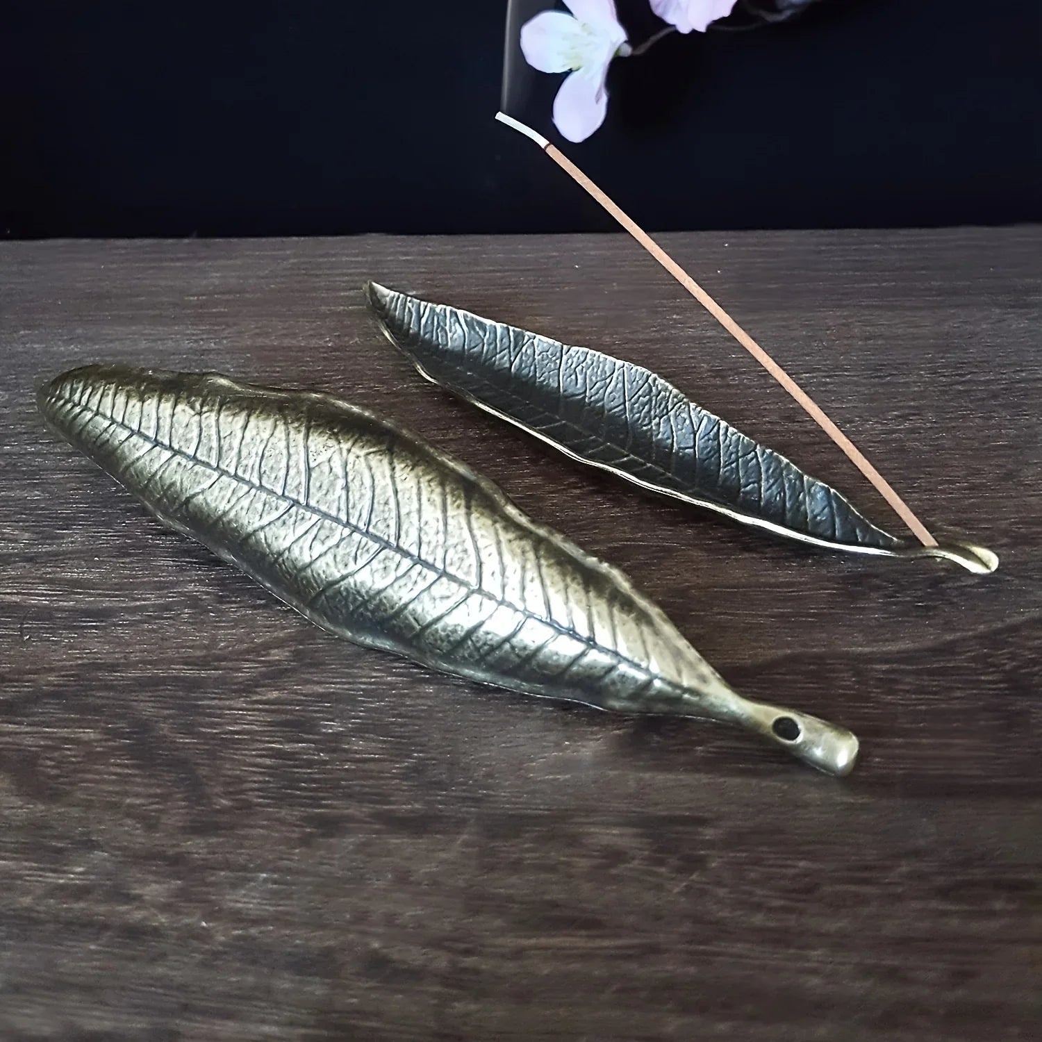 Incense Holder - Japanese Tree Leaf Design