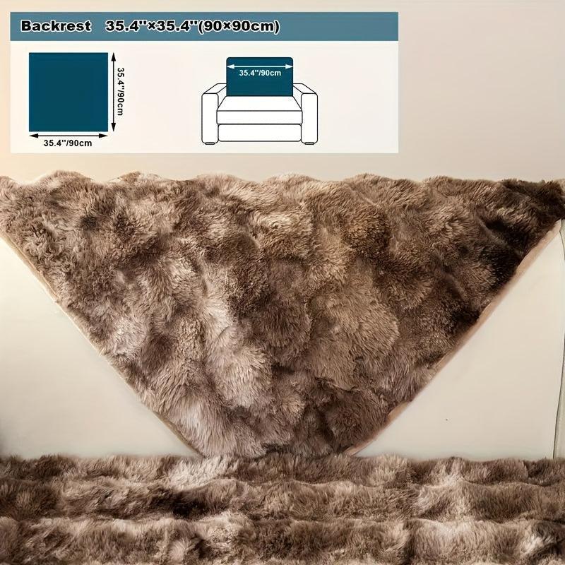 Luxurious Gradient Velvet Sofa Cover topspet