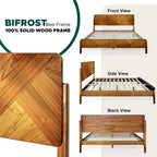 Bifrost Solid Wood Bed Frame With Headboard