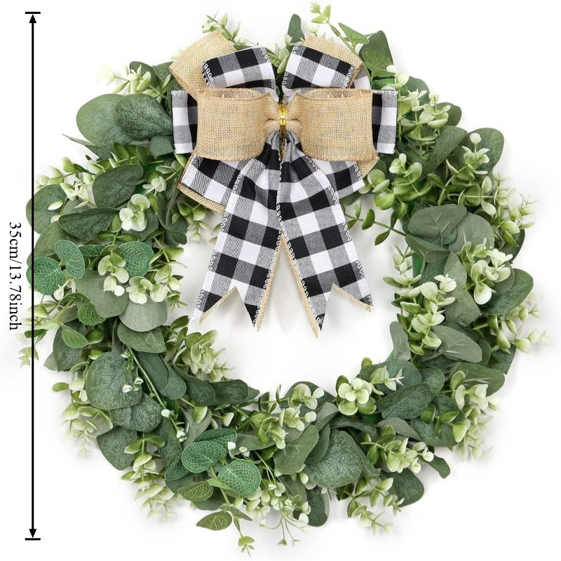 Wreath - Fresh Eucalyptus Green Artificial