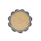 Garden Party Pinwheel Raffia Placemat, Set of 2, 4 and 6