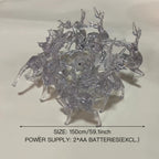 1pc Christmas Reindeer String Lights for New Year Christmas Trees Weddings Curtains Indoor Wreaths Parties Room Bedroom Decoration Lights, Powered By Battery Box (Battery Not Included) House Of Avana