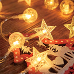 1pc, String Lights and Bubble Ball String Lights, 40/20/10LED, Crystal Clear Ball and Star Dream String Lights, Suitable for Bedroom, Wedding, Party, Wall Decoration, Birthday, Gift, Back to School, Christmas, Easter House Of Avana