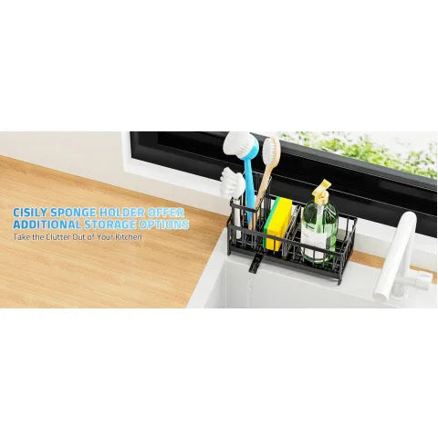 Sponge Holder - Stainless Steel Black