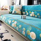 Pet Proof Couch Cover - Boho Chenille Sofa Cover with Tree Embroidery topspet