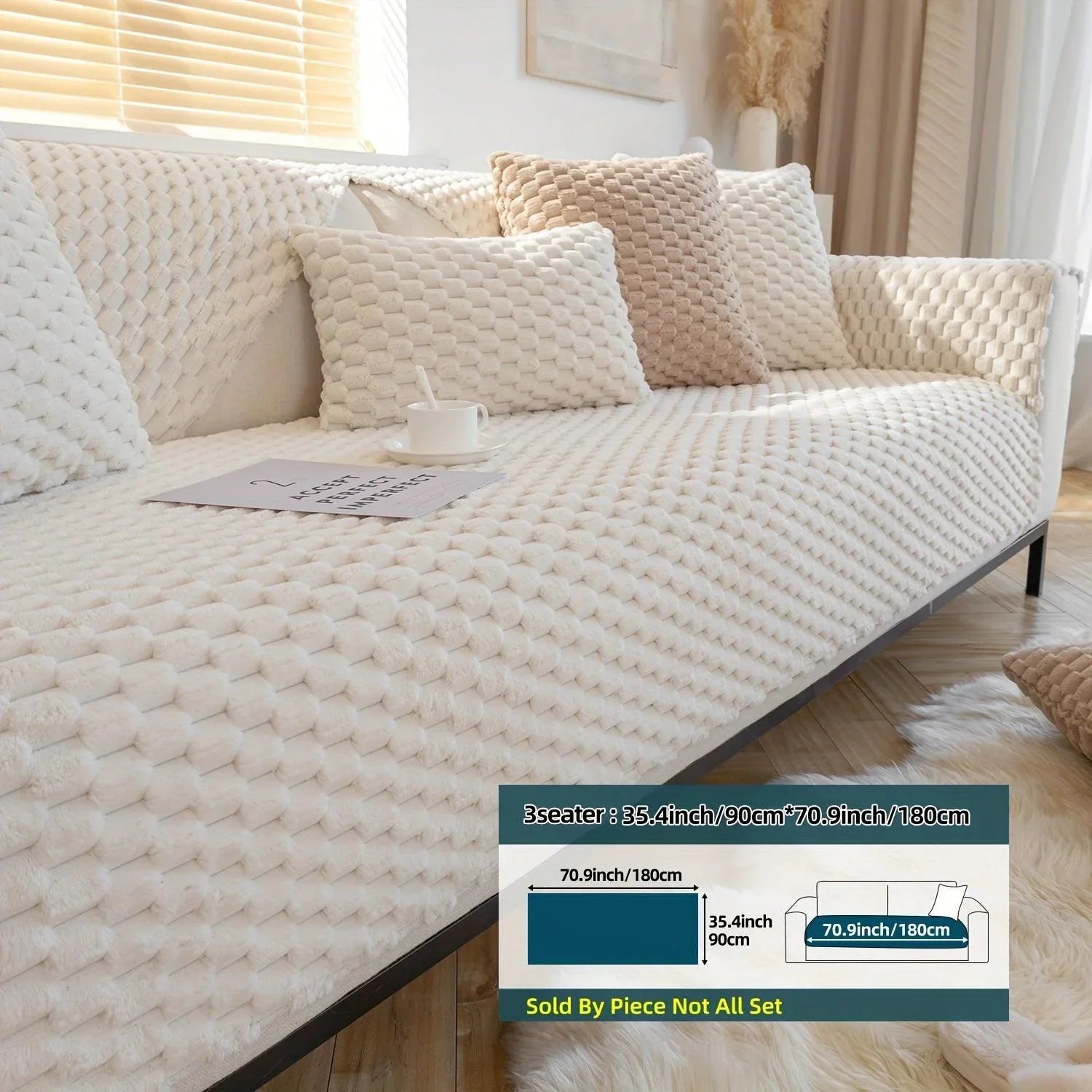 Plush Nordic Sofa Slipcover topspet