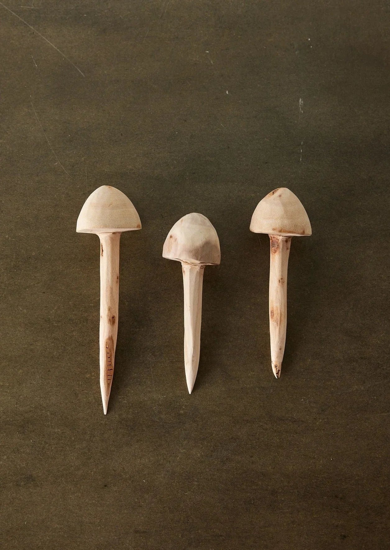 Wooden Mushroom Garden Stick Kanju Interiors