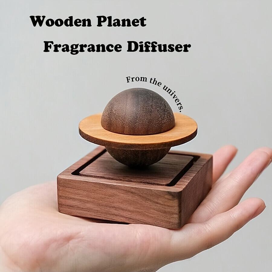 Wooden Sphere Aromatherapy Diffuser - Essential Oil Car & Home Fragrance Accessory, No Battery Required, Room Fragrance, Portable House Of Avana