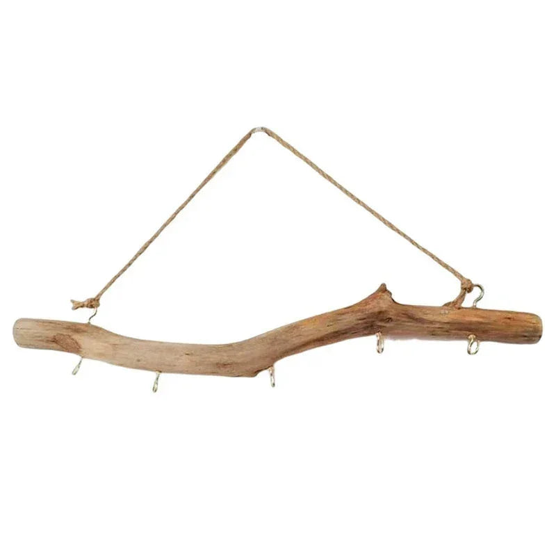 1 Piece Wooden Hook Driftwood Hook Vintage Decor Supplies Wood Color Easy To Use For Entryway Small Item Closet Melrose Home Design