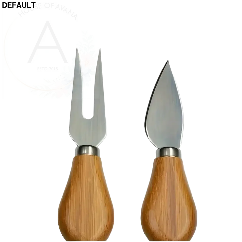 1 set bamboo cheese board with serving knives - multipurpose snack and charcuterie platter food-safe durable ideal for fruits nuts