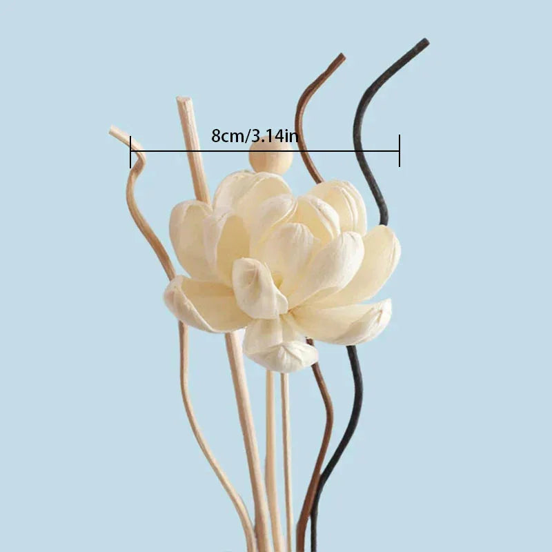 1 Set Diffuser Sticks Flower Aromatherapy Rattan No Fire Aroma Diffuser Sticks Home Living Room Aromatic Incense Supplies Melrose Home Design