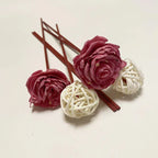 1 Set Diffuser Sticks Flower Aromatherapy Rattan No Fire Aroma Diffuser Sticks Home Living Room Aromatic Incense Supplies Melrose Home Design