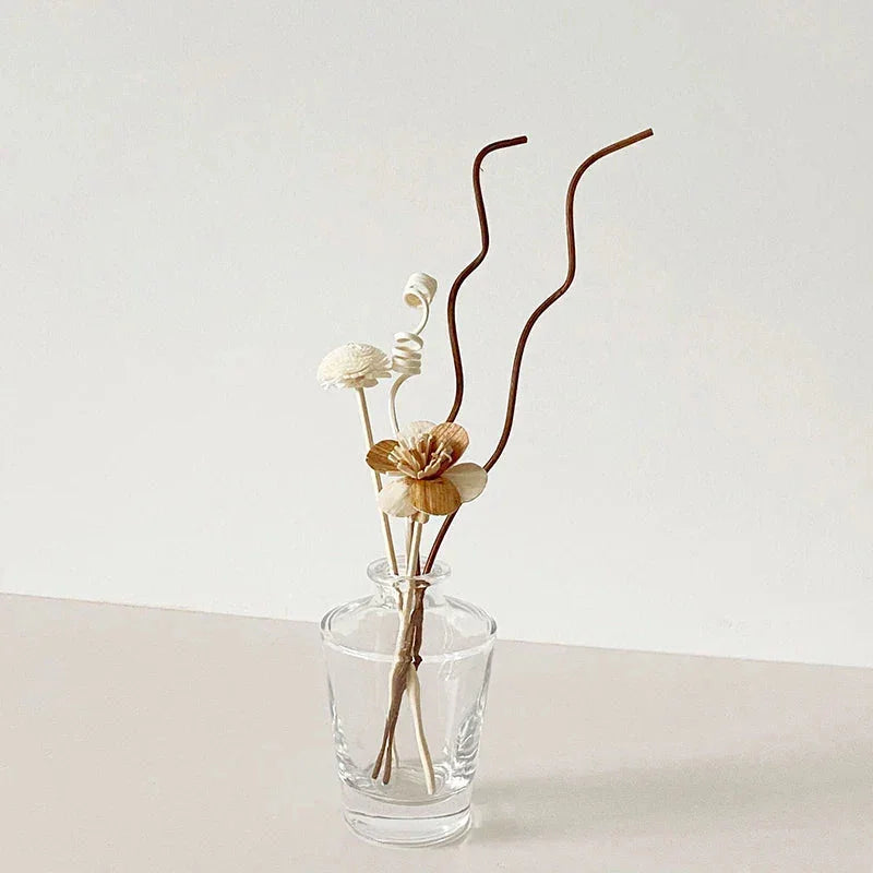 1 Set Diffuser Sticks Flower Aromatherapy Rattan No Fire Aroma Diffuser Sticks Home Living Room Aromatic Incense Supplies Melrose Home Design