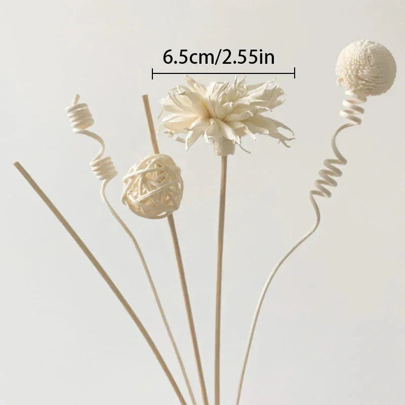 1 Set Diffuser Sticks Flower Aromatherapy Rattan No Fire Aroma Diffuser Sticks Home Living Room Aromatic Incense Supplies Melrose Home Design