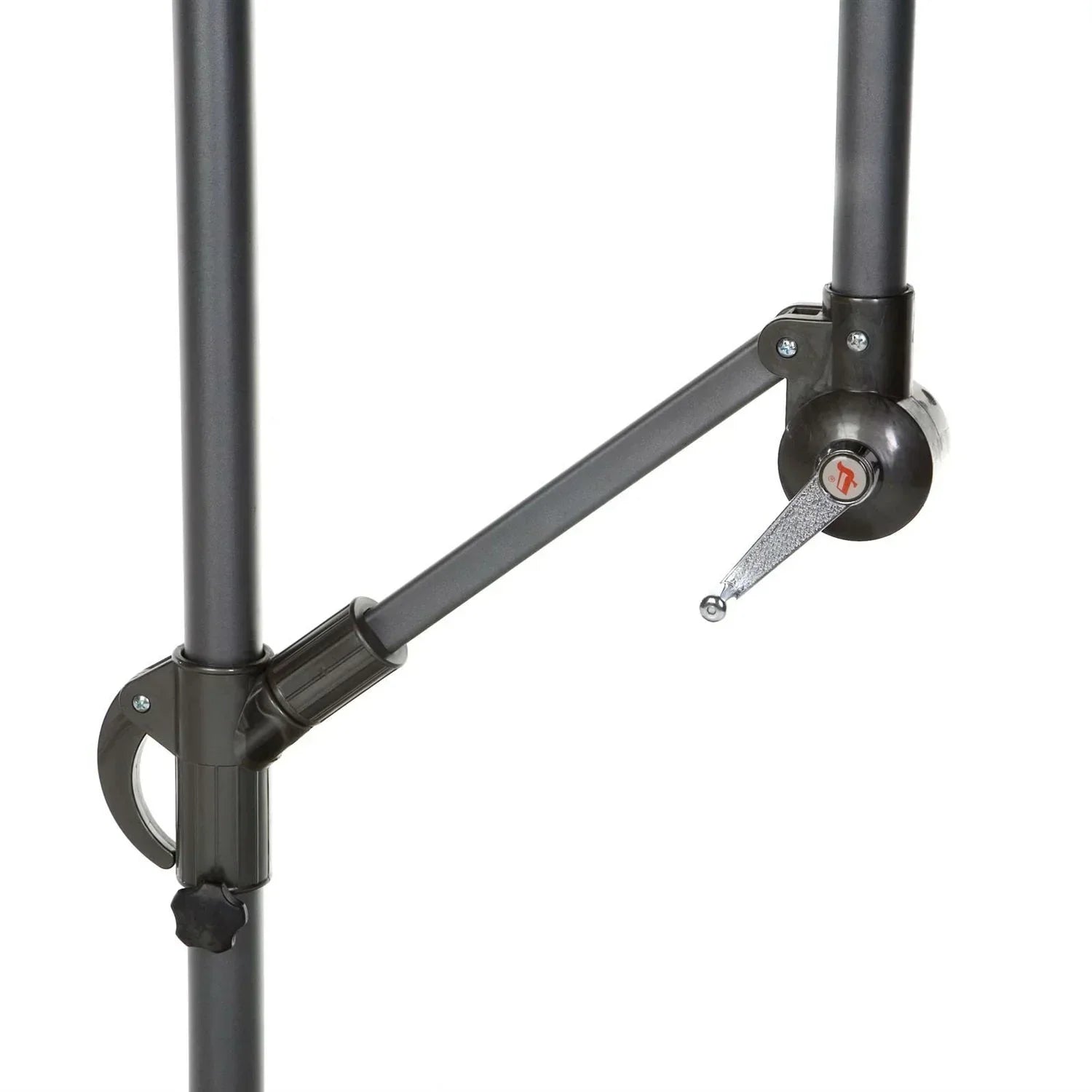 10 Foot Mocha Offset Patio Canopy Umbrella Rotates 360 Degrees