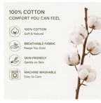 100% Cotton Muslin Reversible Comforter | Hypoallergenic Jaipur Hand Block Print