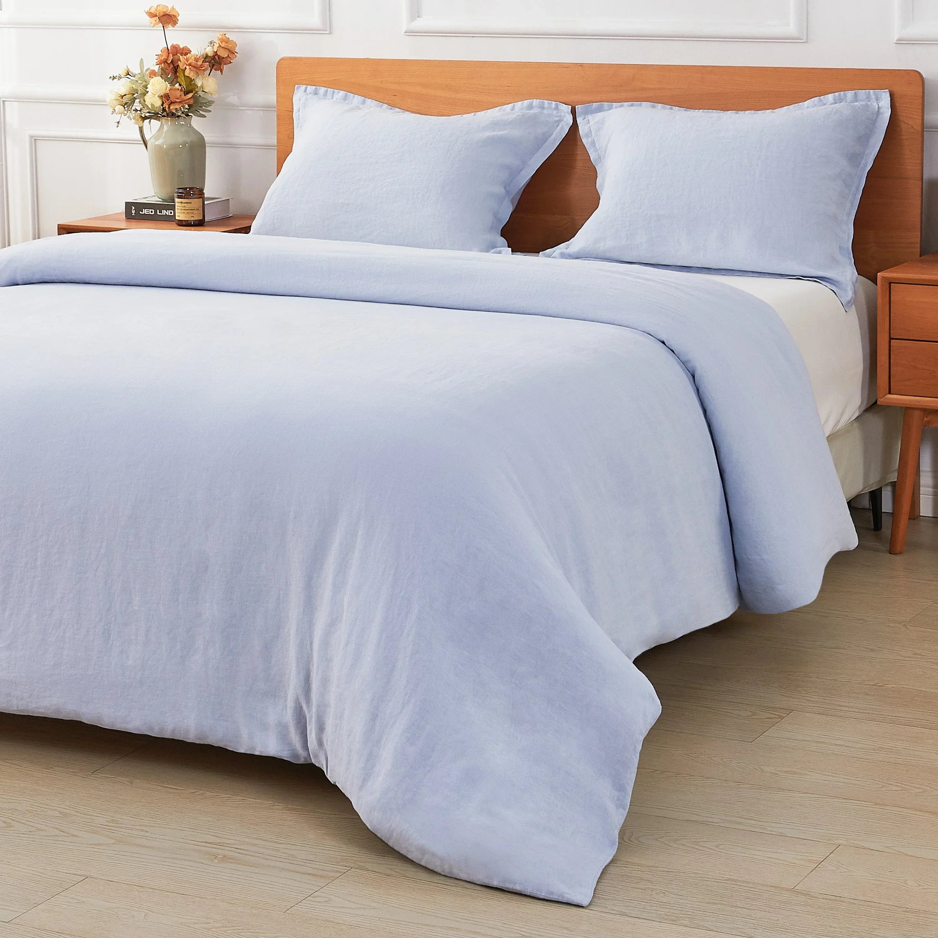 100% Linen Duvet Cover Set, alternate view - House Of Avana