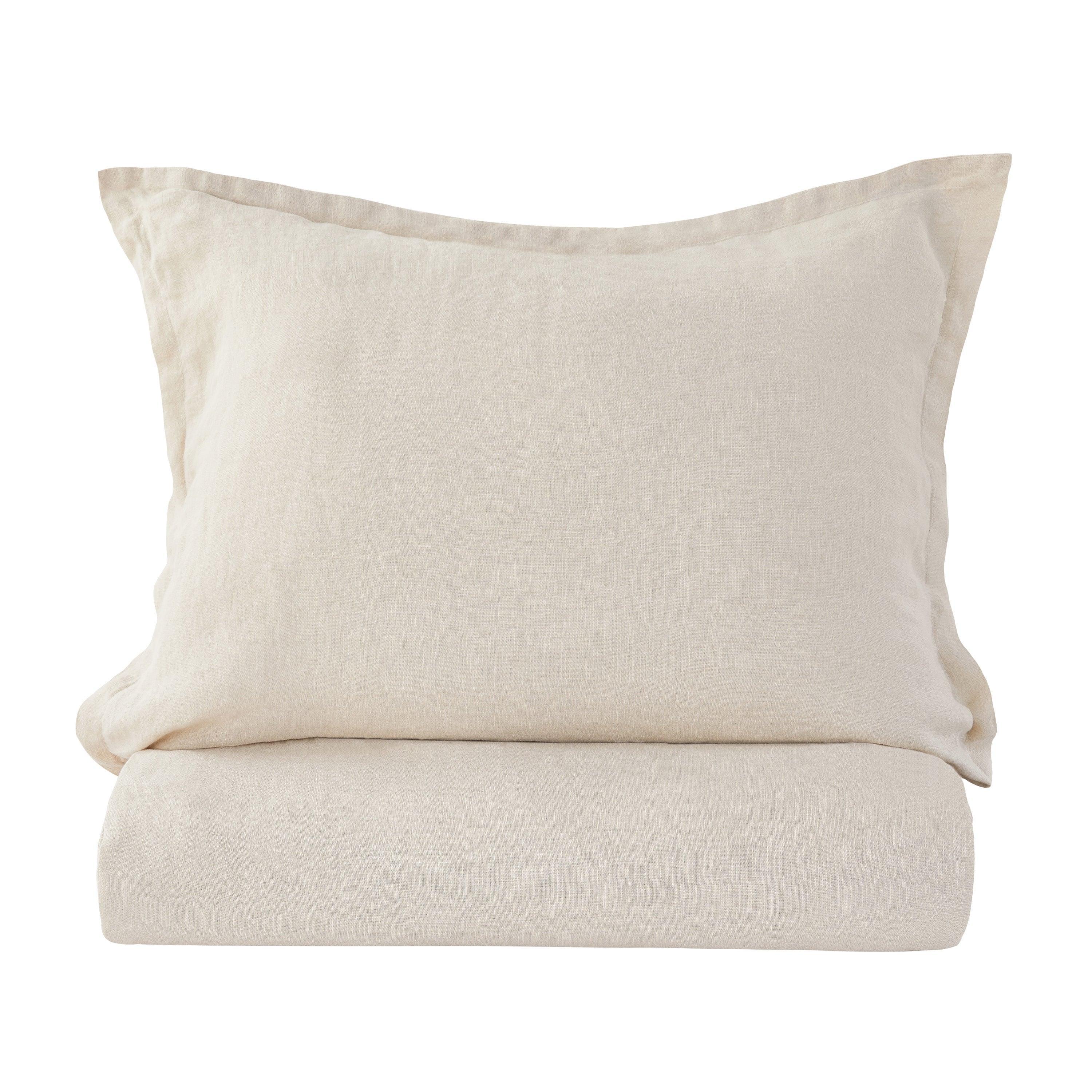 100% Linen Duvet Cover Set, top view - House Of Avana