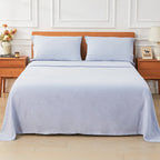 100% Linen Sheet Set, dimensions view - House Of Avana