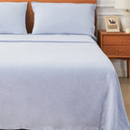 100% Linen Sheet Set, in-use display - House Of Avana
