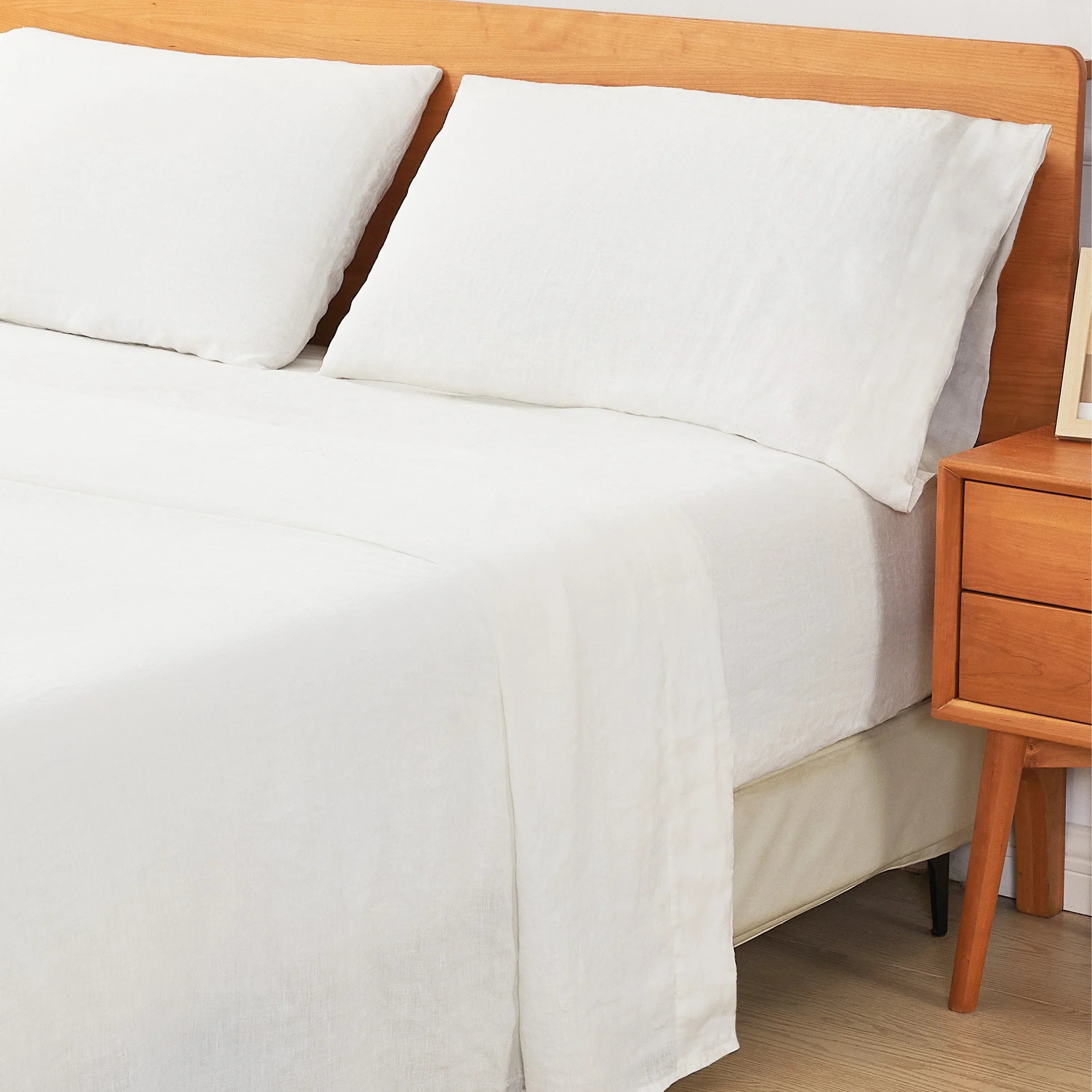 100% Linen Sheet Set, alternate view - House Of Avana